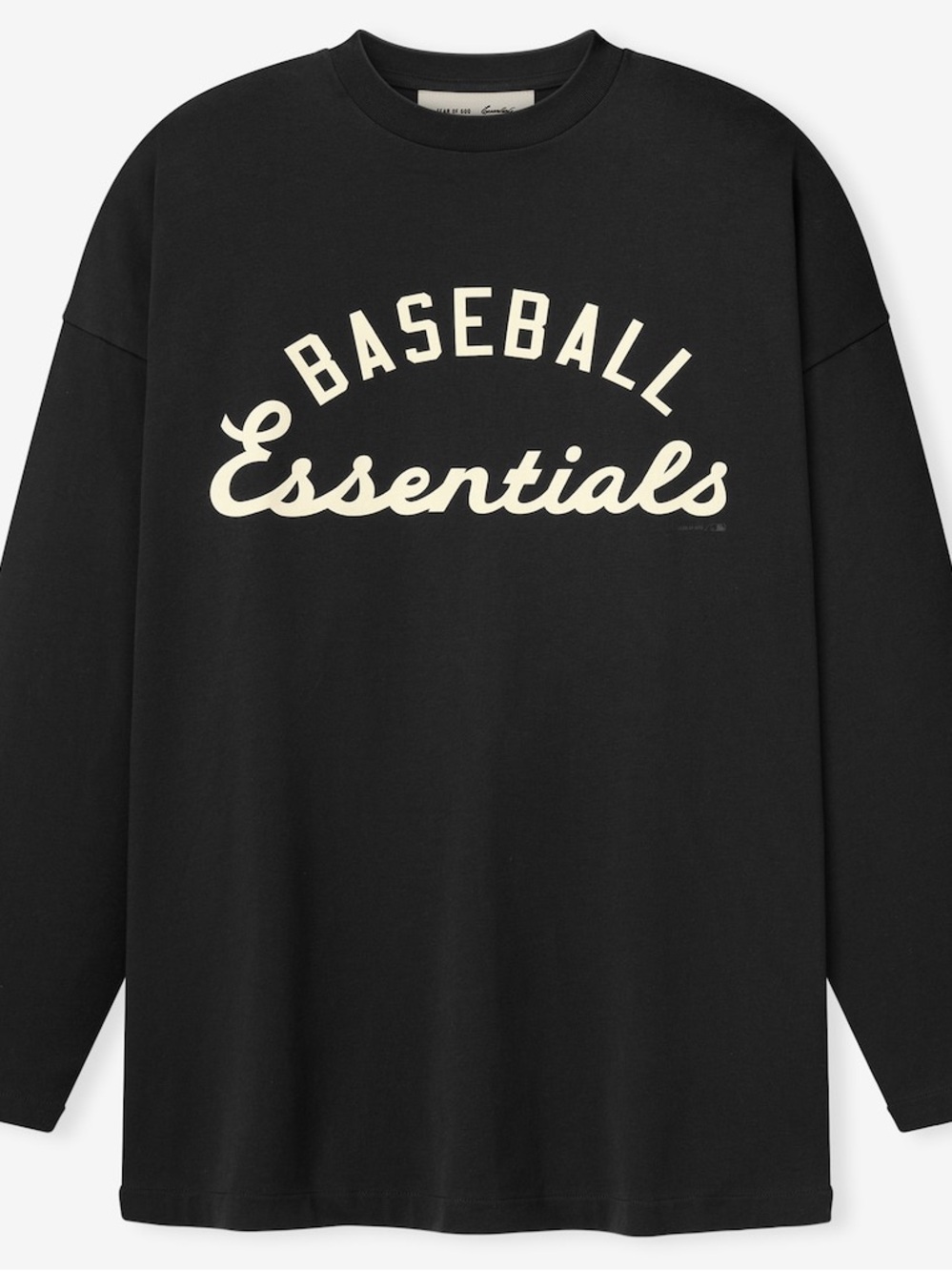 NWT - Fear of God x MLB Unisex Long Sleeve TShirt - in Black